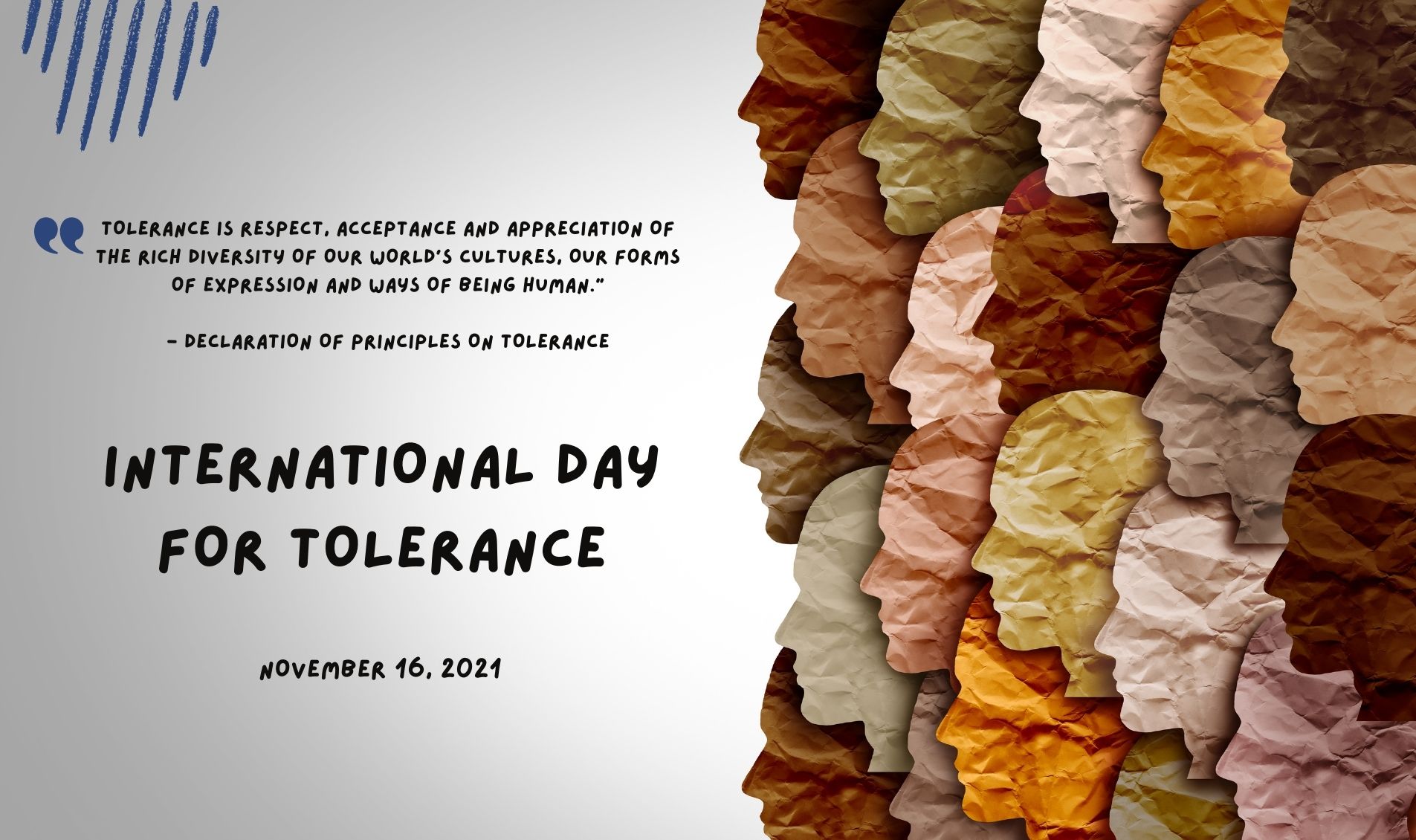 International Day for Tolerance - November 16